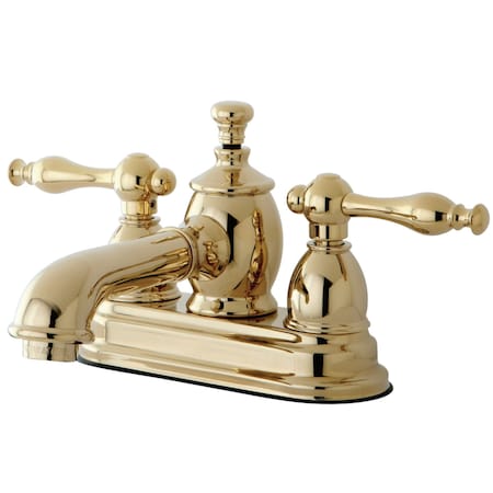 Kingston Brass KS7002NL 4" Centerset Bathroom Faucet, Polished Brass KS7002NL